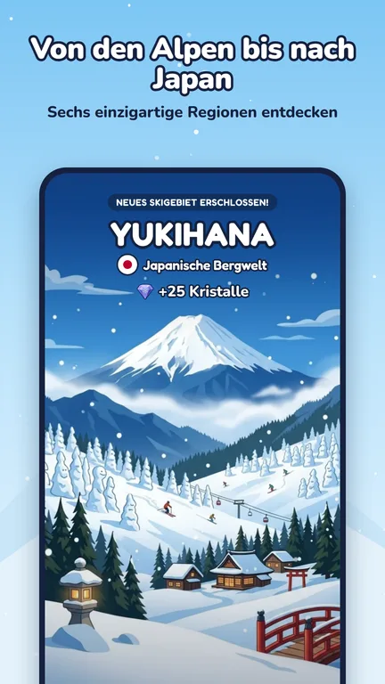 Neue Region Yukihana in der japanischen Bergwelt freigeschaltet